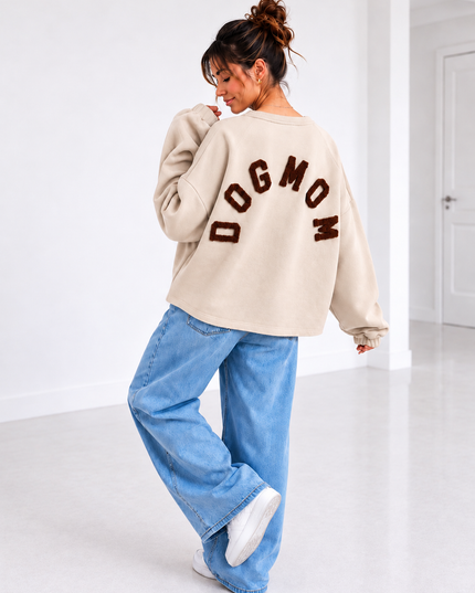 DOGMOM SWEATER BEIGE