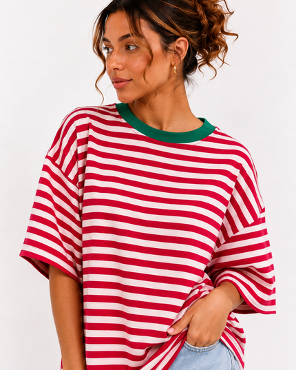 STRIPED MULTI T-SHIRT