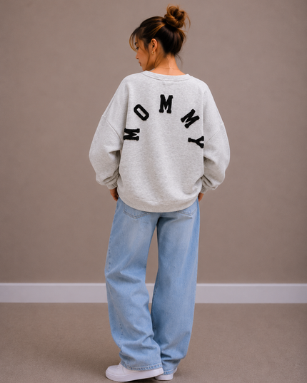 Mommy Sweater | grey-multi