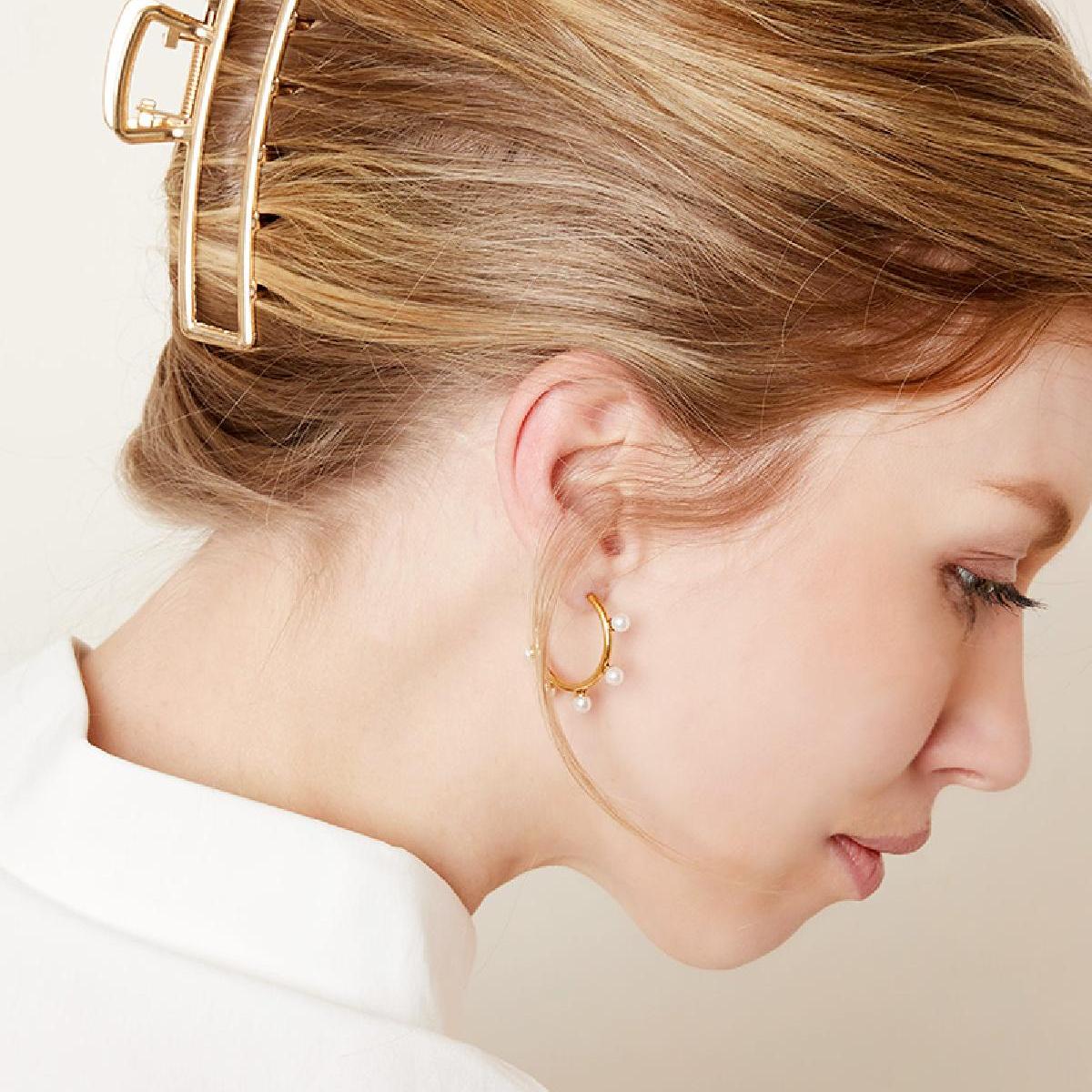 HAIR CLIP METAL | GOLD