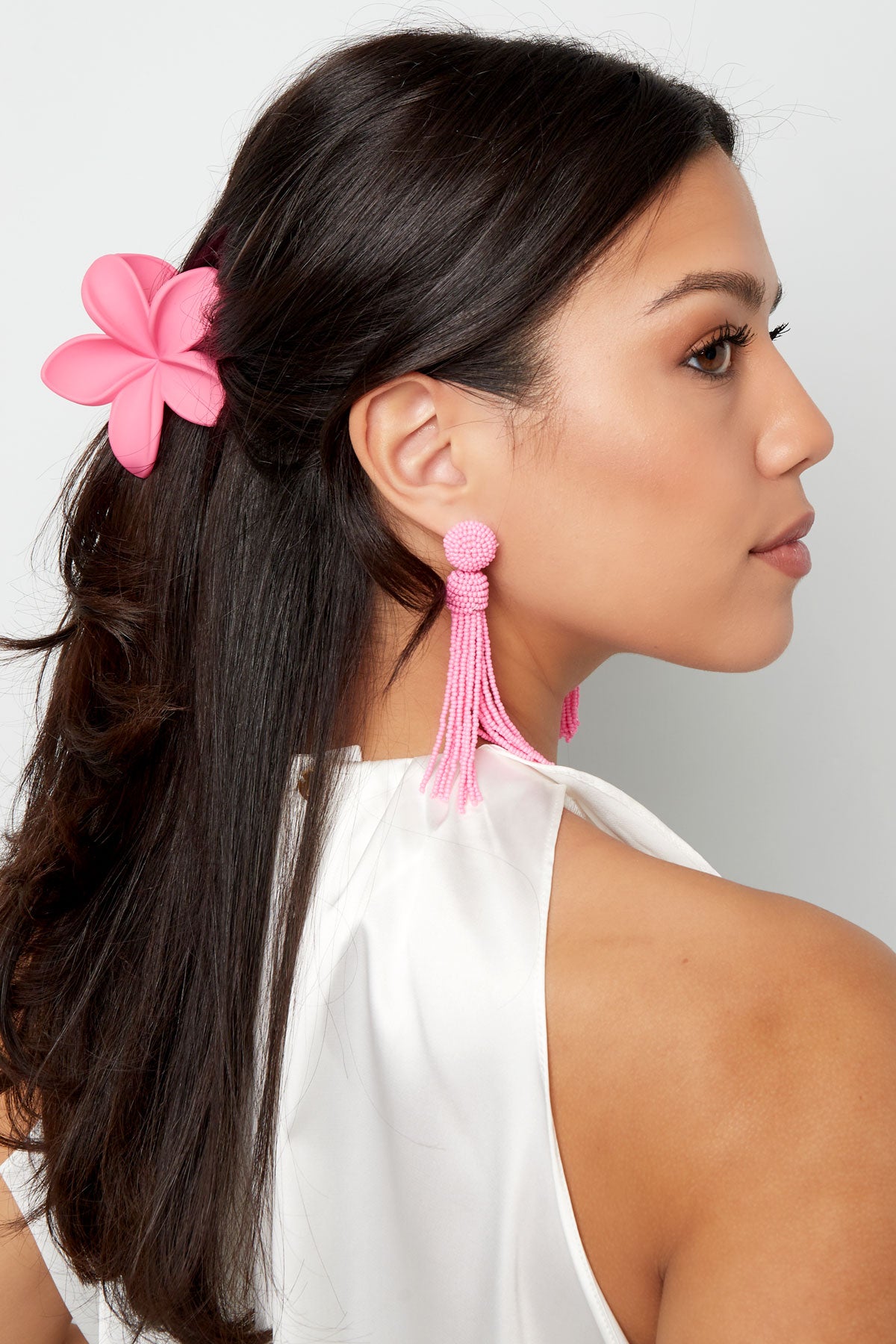 Haarspeld bloem 2.0 | roze