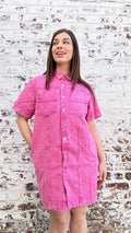 Jeansjurk | roze