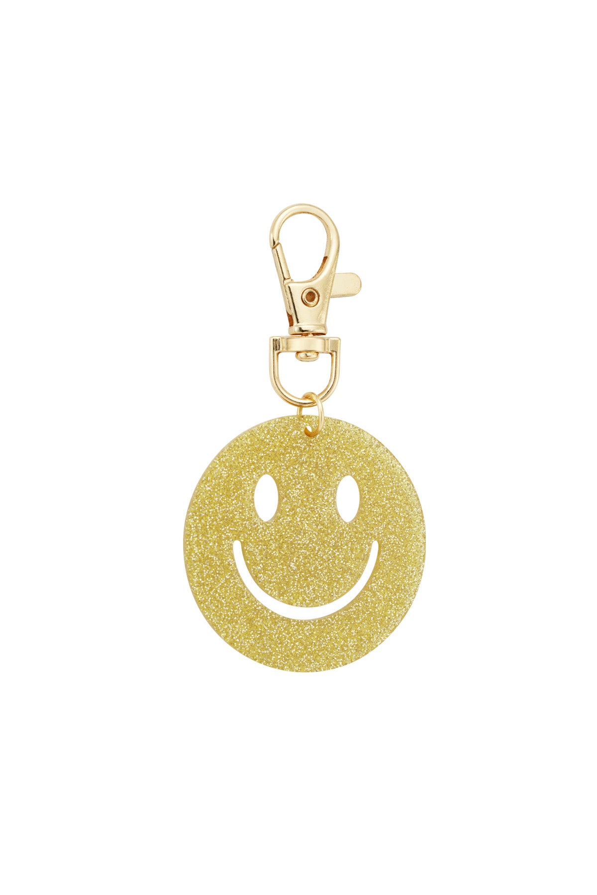 Bagcharm smiley | goud