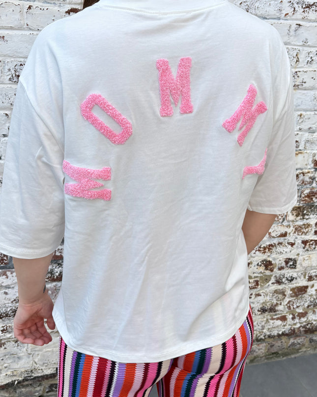 Shirt mommy | wit-roze