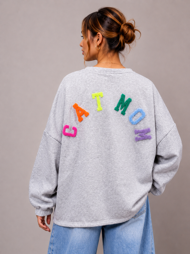 OVERSIZED CATMOM SWEATER