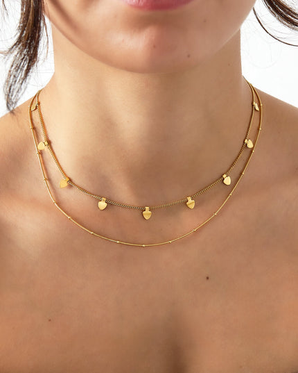 SMALL HEARTS KETTING