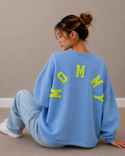 Mommy Sweater | grey-multi