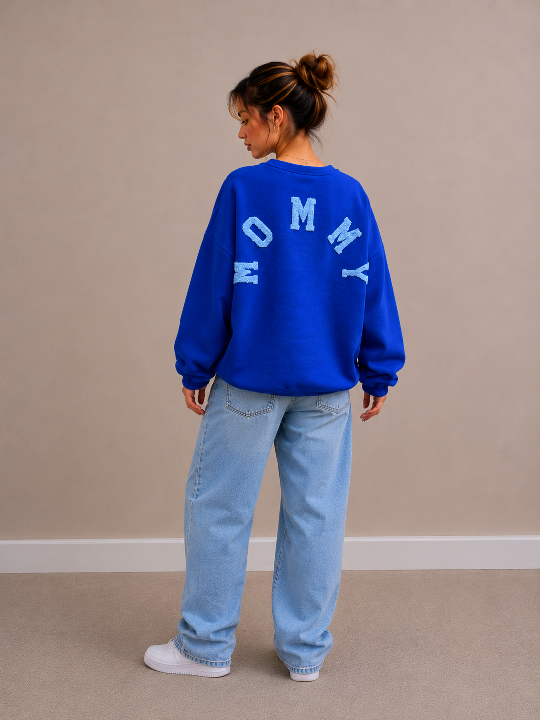 Mommy Sweater | kobalt-blauw