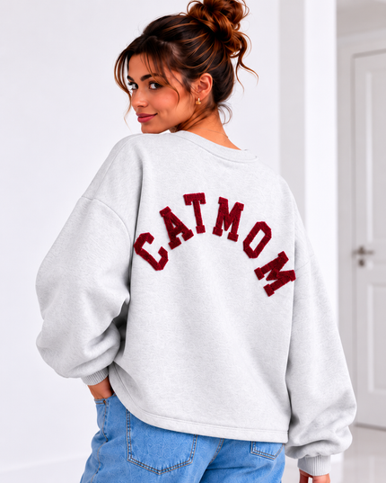 CATMOM SWEATER BORDEAUX