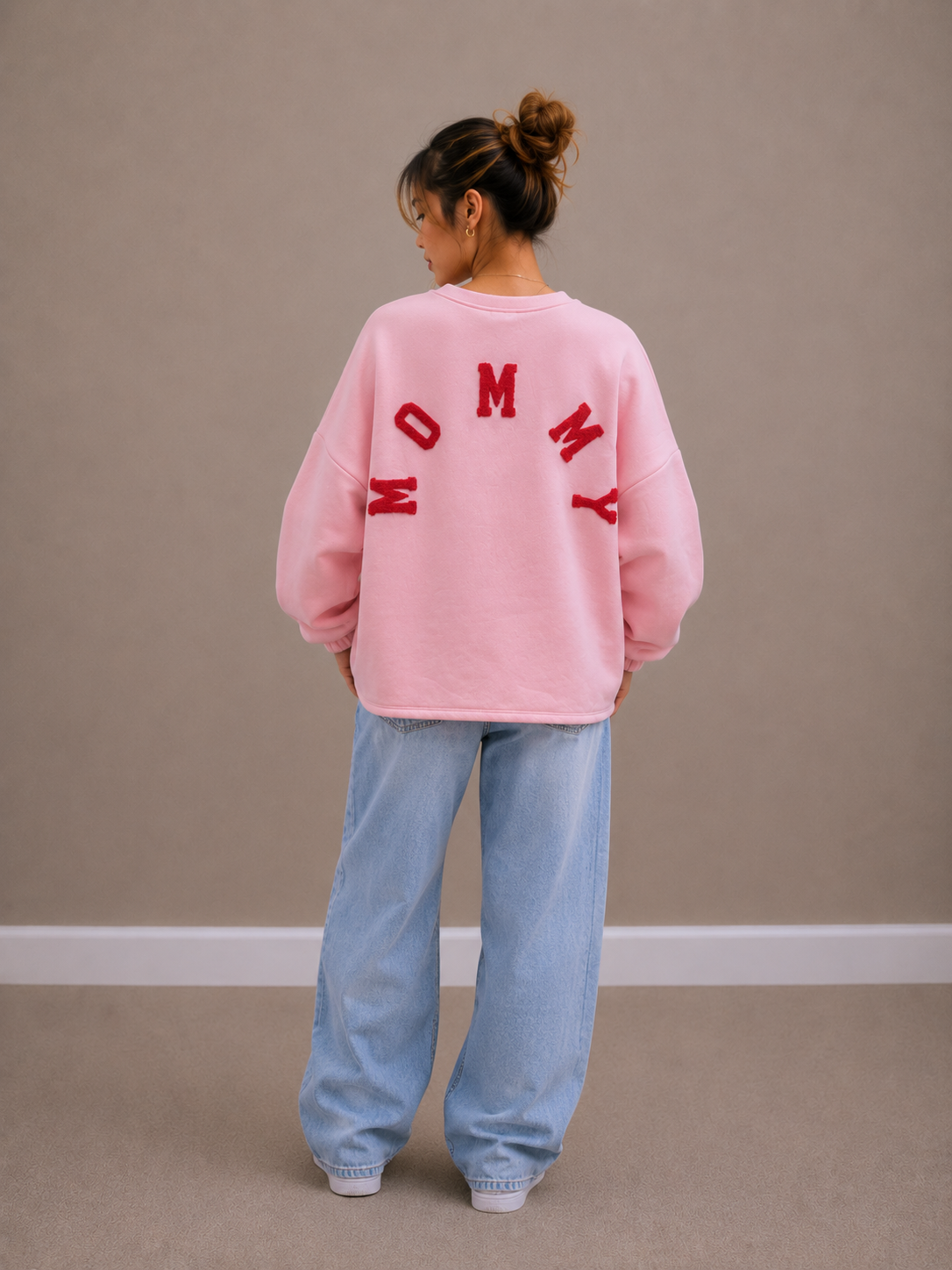 Mommy sweater | roze-rood
