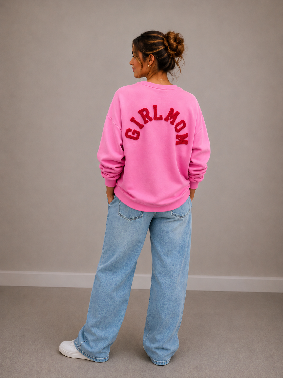 Girlmom Sweater | roze-rood