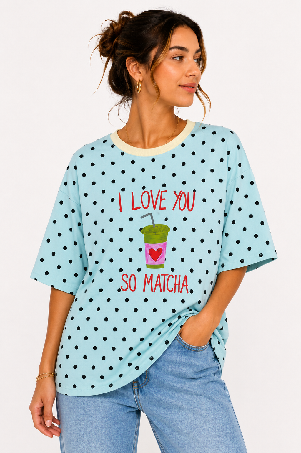 Matcha Dots T-shirt
