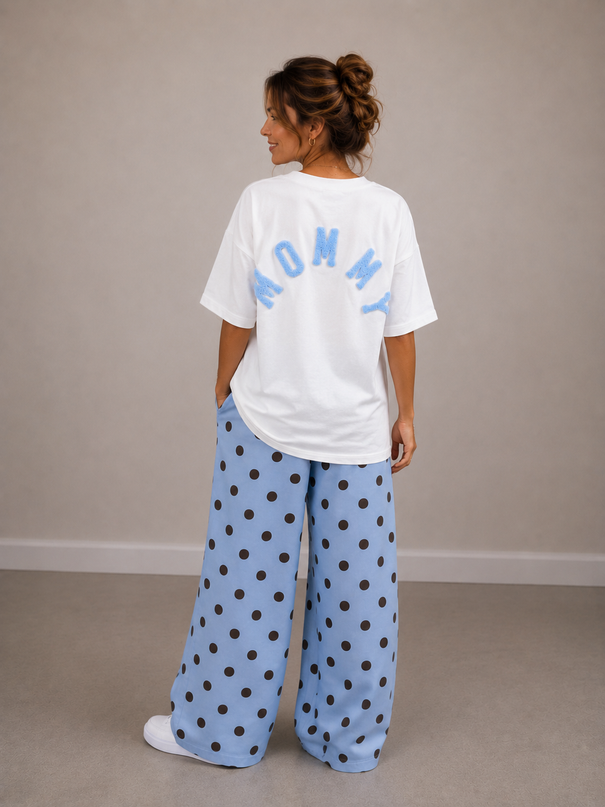MOMMY T-SHIRT BLAUW