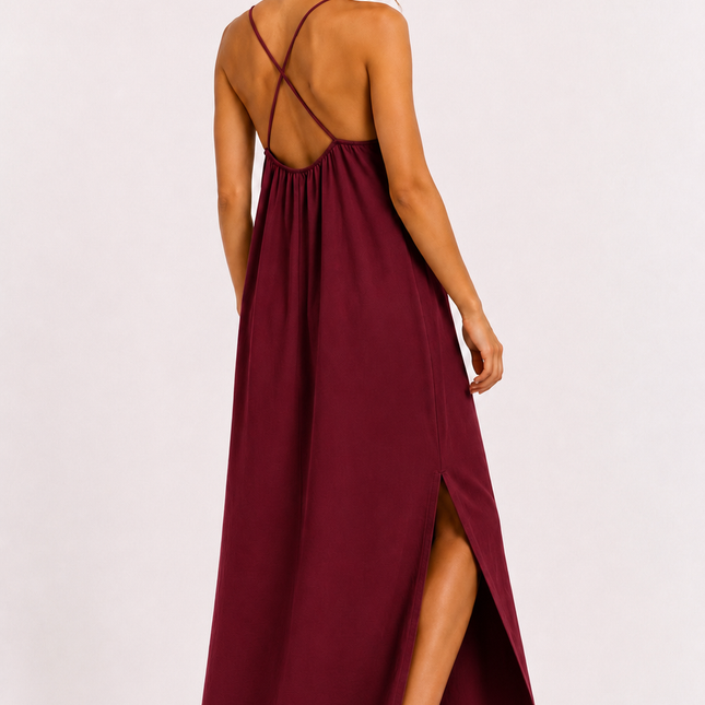 Cross Back Maxi Jurk