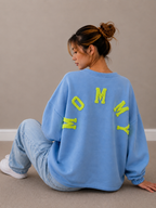 Mommy Sweater | blauw-geel