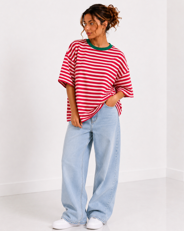 STRIPED MULTI T-SHIRT