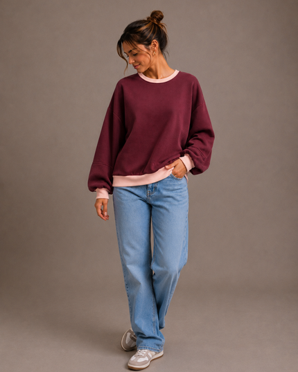OVERSIZED FLUO SWEATER