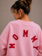 Mommy sweater | roze-rood