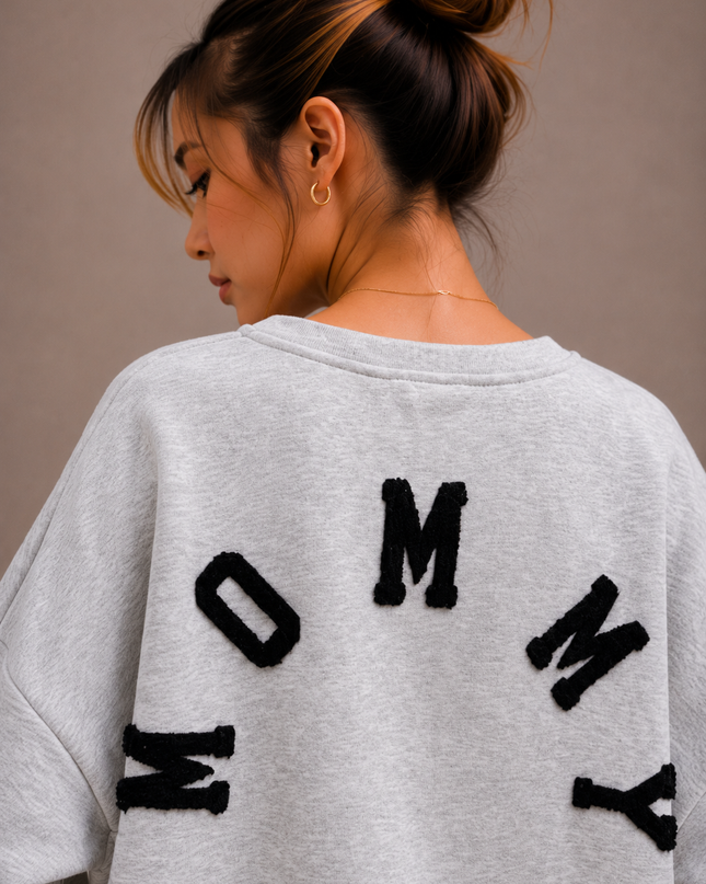 Mommy Sweater | grey-multi