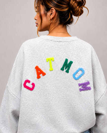 OVERSIZED CATMOM SWEATER