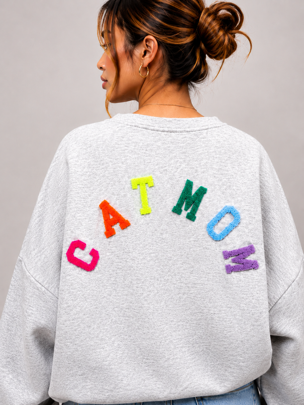 OVERSIZED CATMOM SWEATER