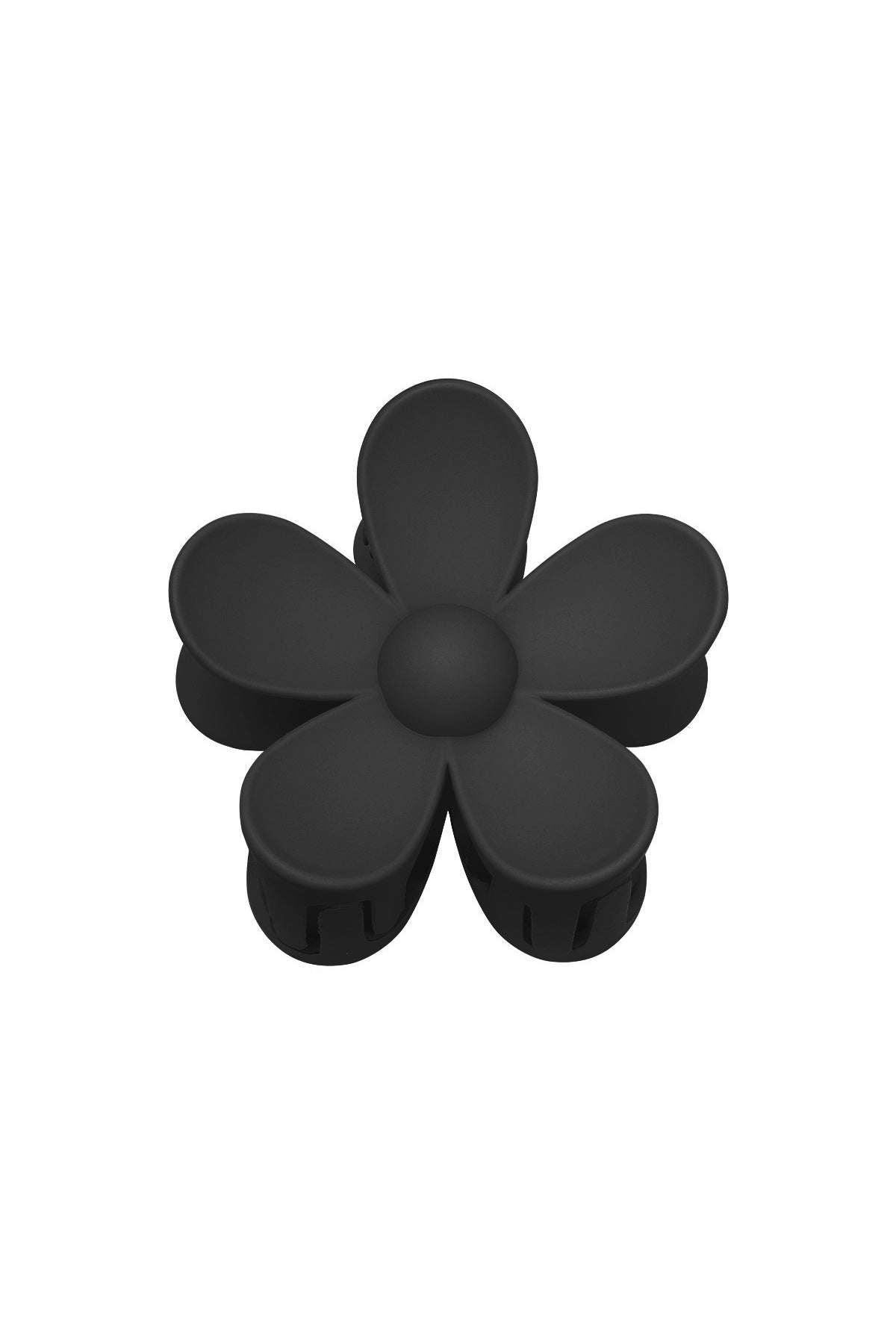 Haarspeld bloem | zwart