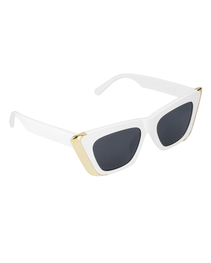 Zonnebril | wit - goud