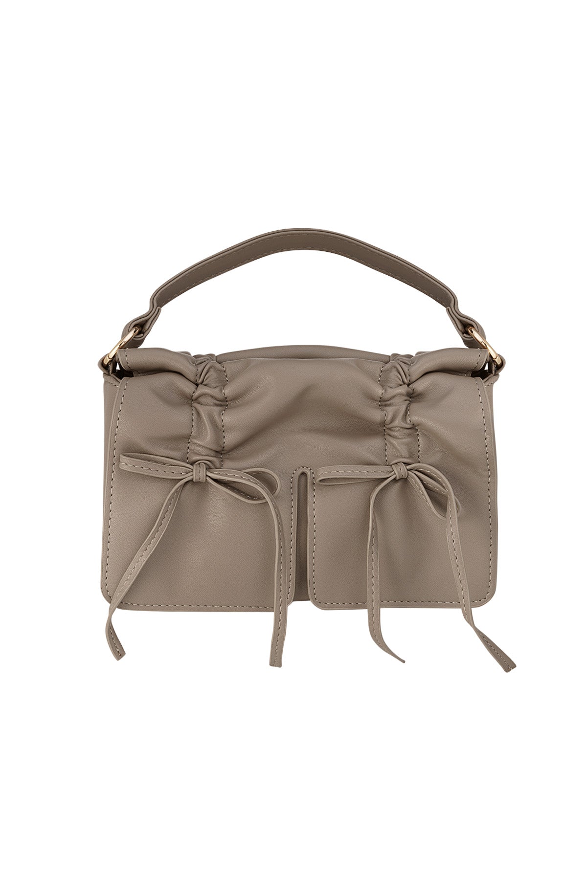 BOWS BAG | TAUPE