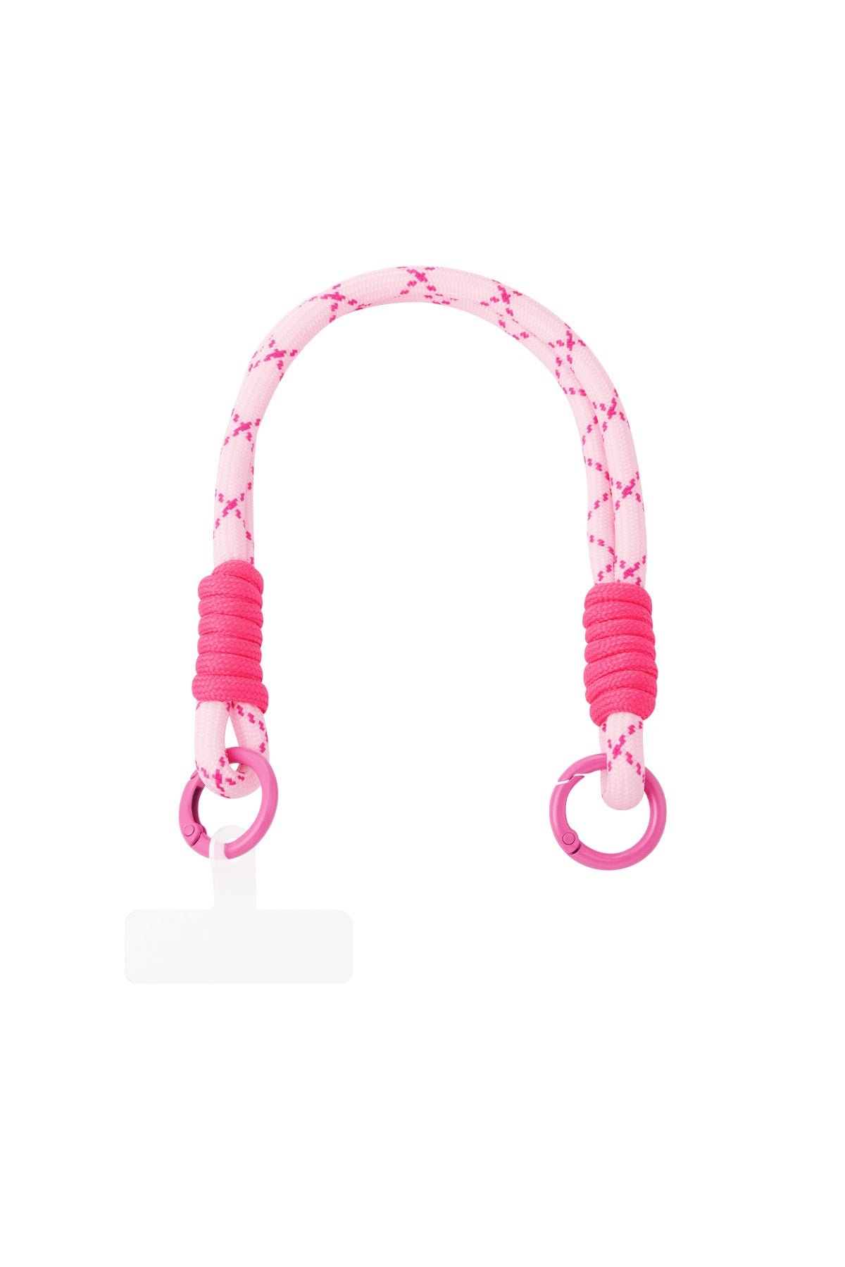 Telefoonkoord print | roze - fuchsia