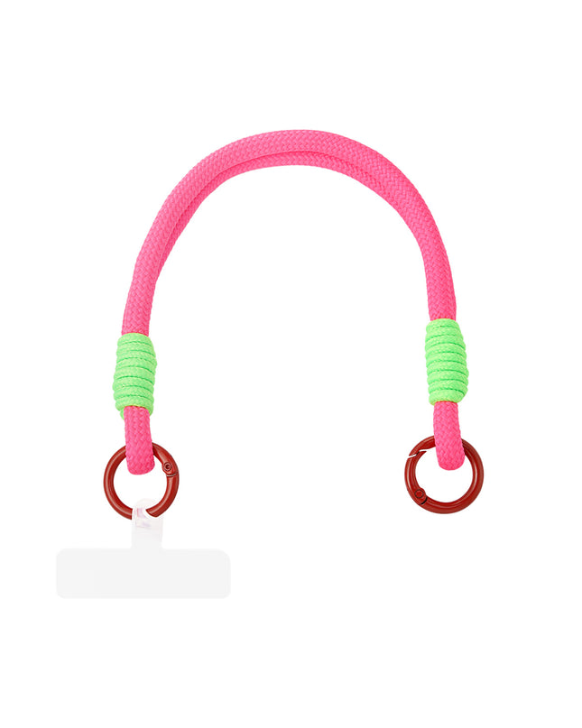 Telefoonkoord | fuchsia - groen