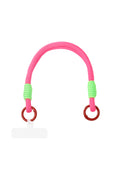 Telefoonkoord | fuchsia - groen