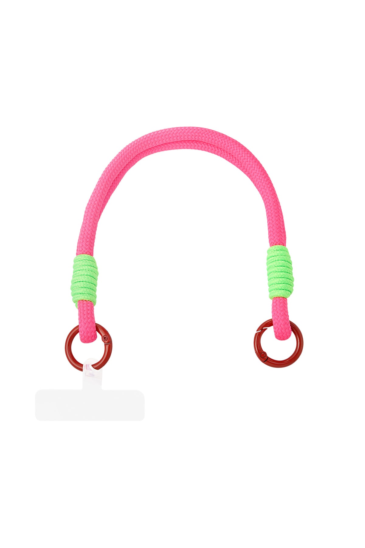 Telefoonkoord | fuchsia - groen