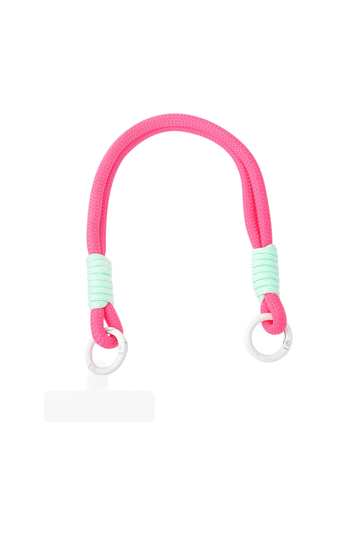 Telefoonkoord | fuchsia - aqua