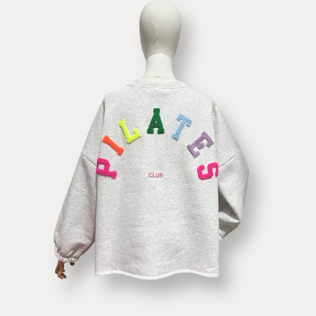 Pilates Sweater | grijs-multi