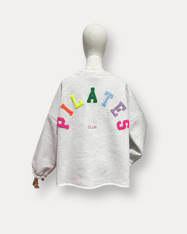 Pilates sweater | grijs-multi
