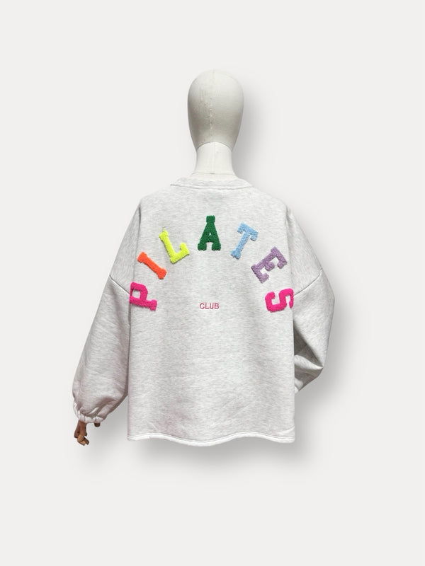 Pilates Sweater | grijs-multi