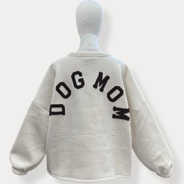 Dogmom Sweater | beige-bruin