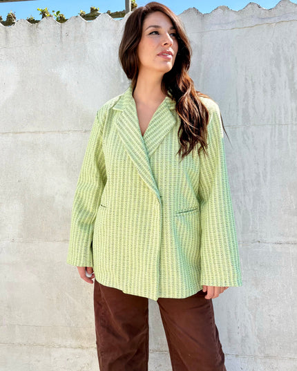 Classy oversized bazer | groen