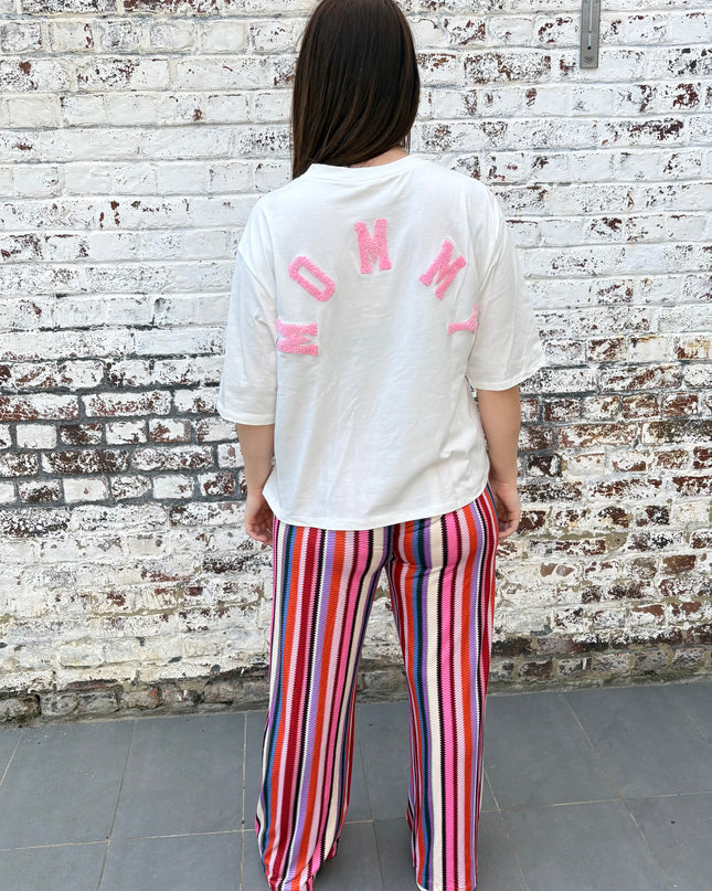 Shirt mommy | wit-roze