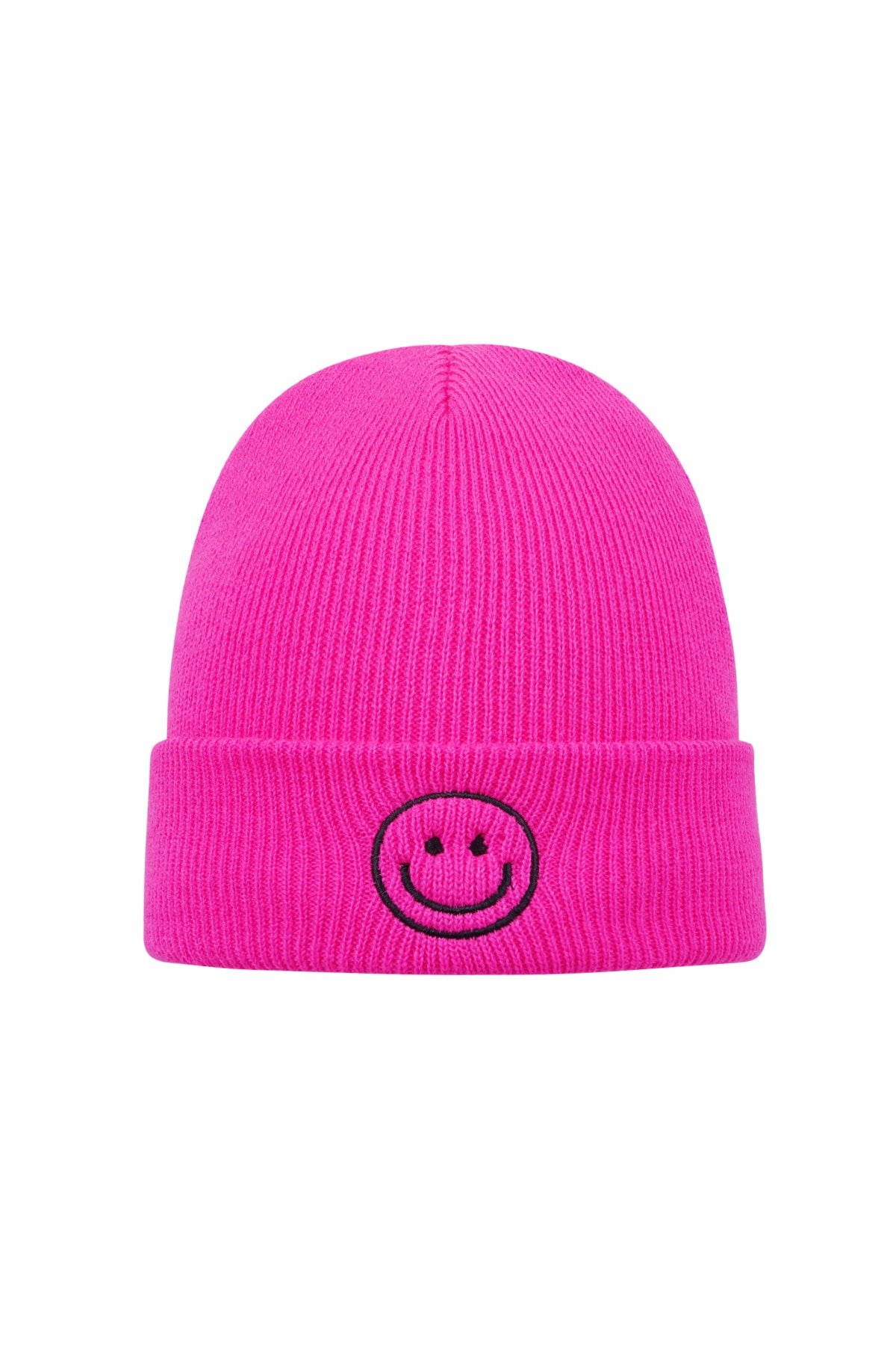 BEANIE SMILEY | FUCHSIA