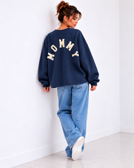 MOMMY SWEATER MARINE