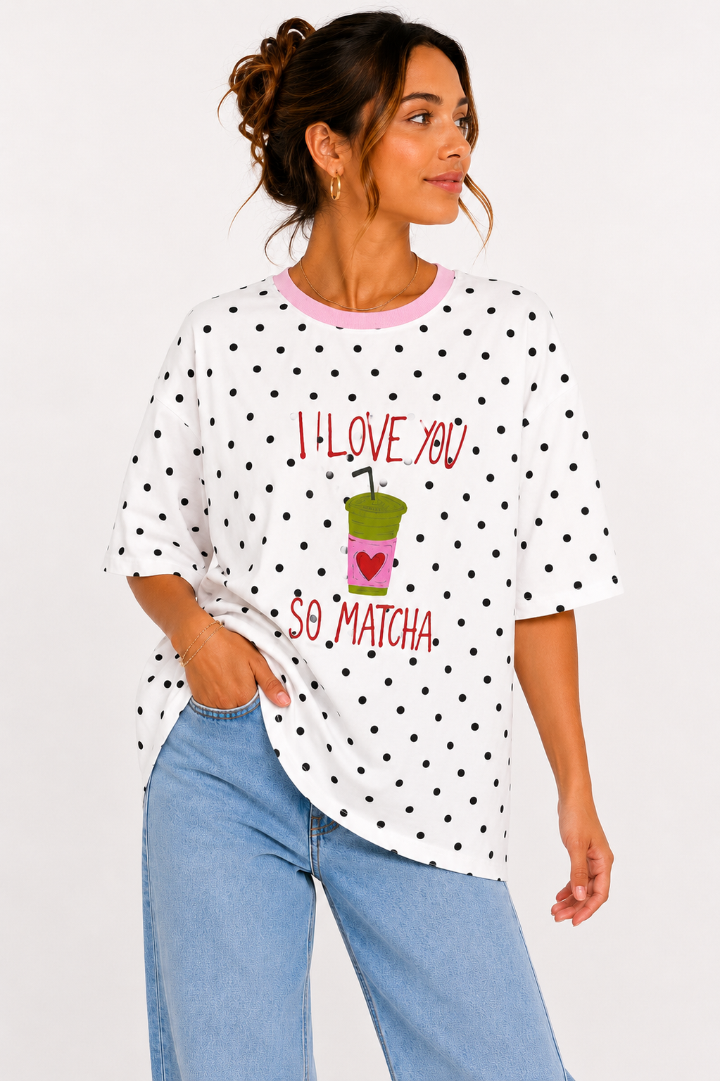 Matcha Dots T-shirt