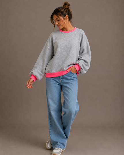 OVERSIZED FLUO SWEATER