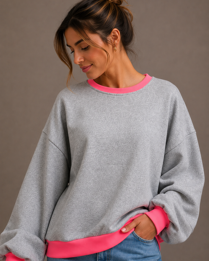 OVERSIZED FLUO SWEATER