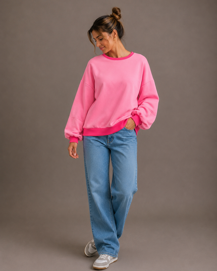 OVERSIZED FLUO SWEATER