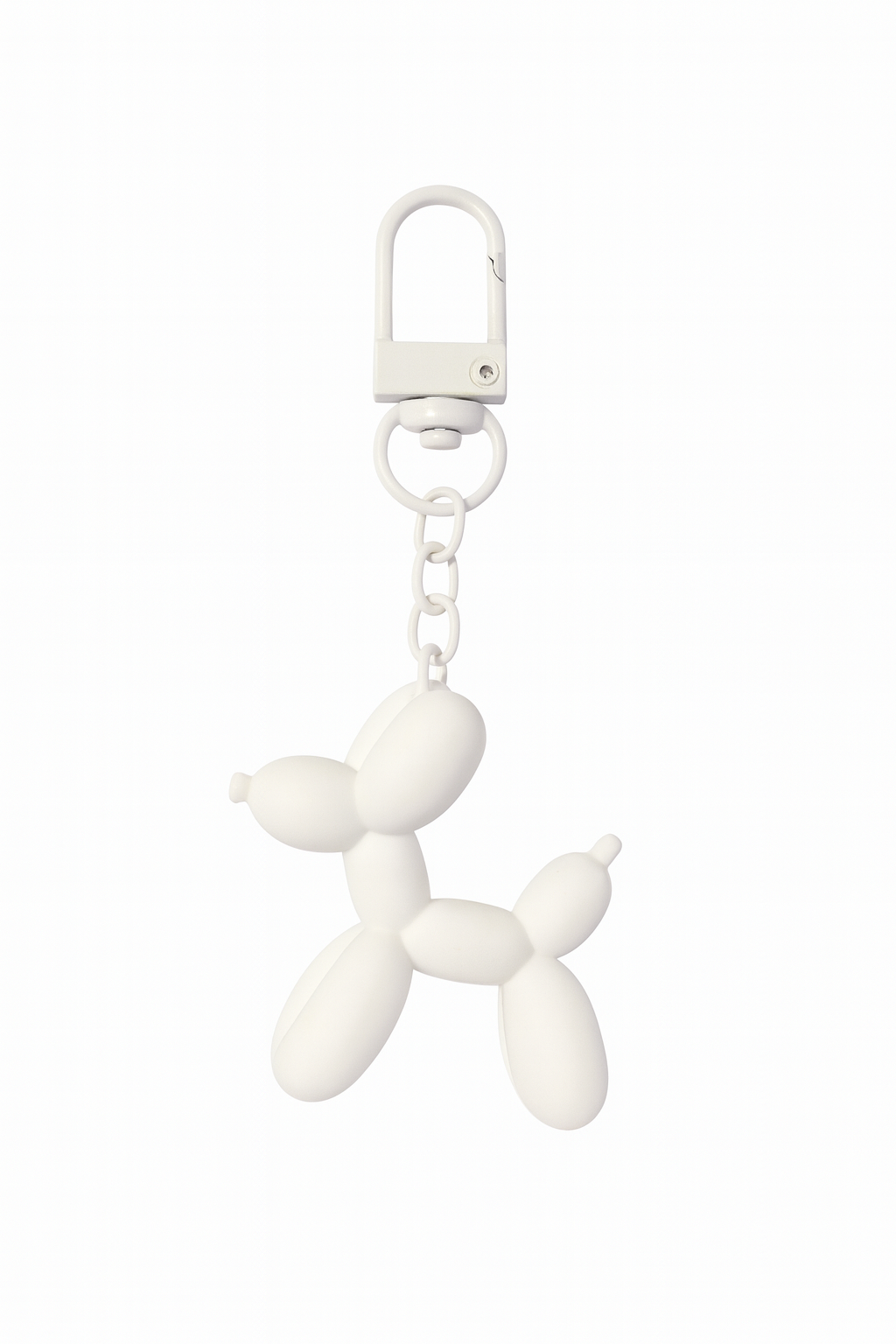 Bagcharm hond | wit