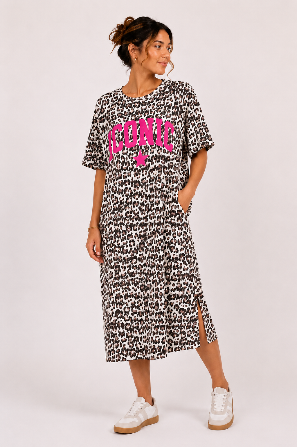 Iconic Leopard Jurk