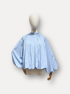 Bow blouse | blue