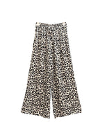 Zijde broek luipaard
