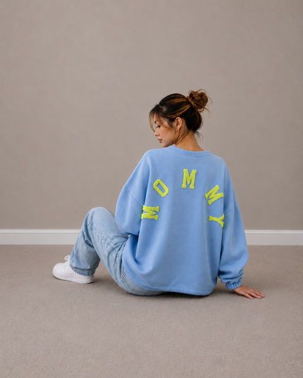 Mommy Sweater | grey-multi